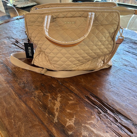 MZ Wallace Large Box Tote Buff color - Picture 2 of 7